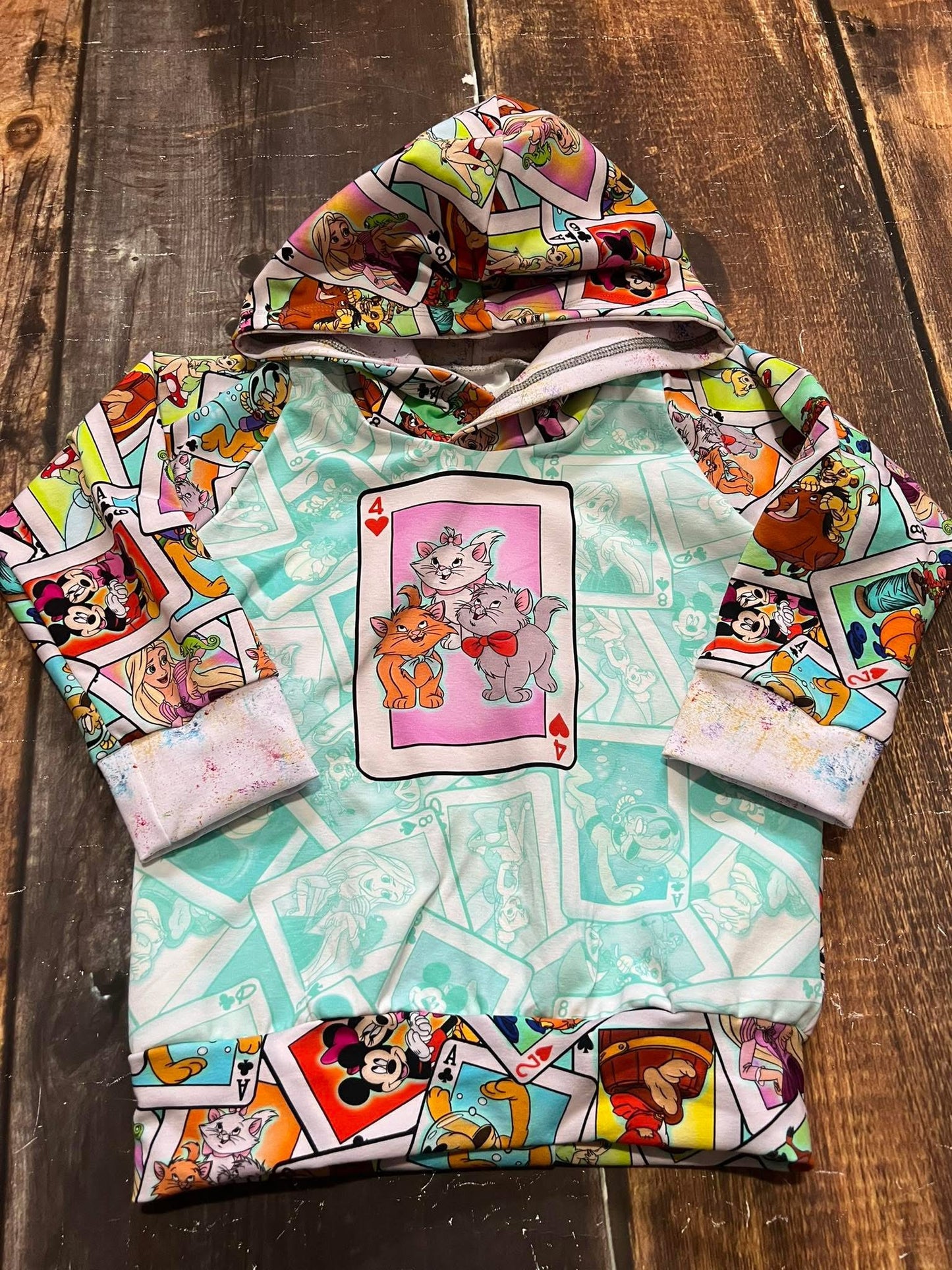 Trio Cats Cards Hoodie