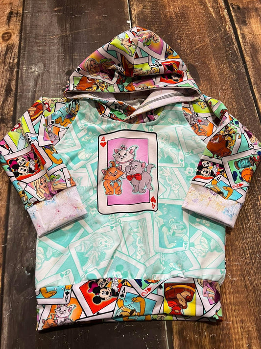 Trio Cats Cards Hoodie