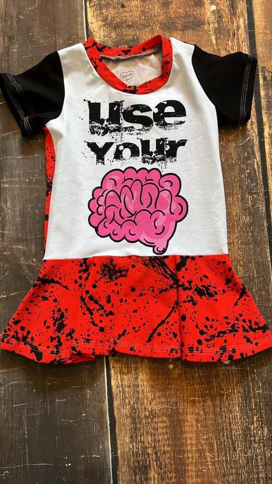 6T Use Your Brain Peplum