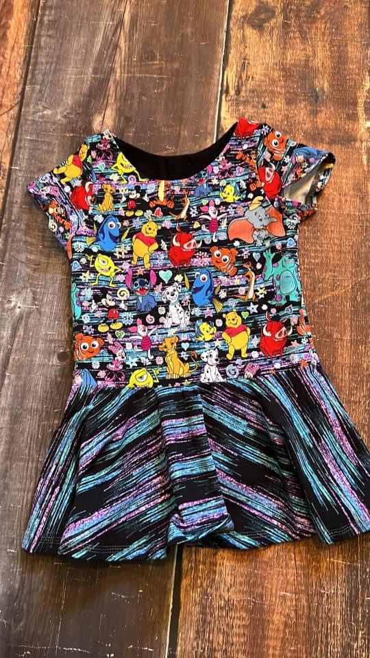 6T Glitzy Character Peplum