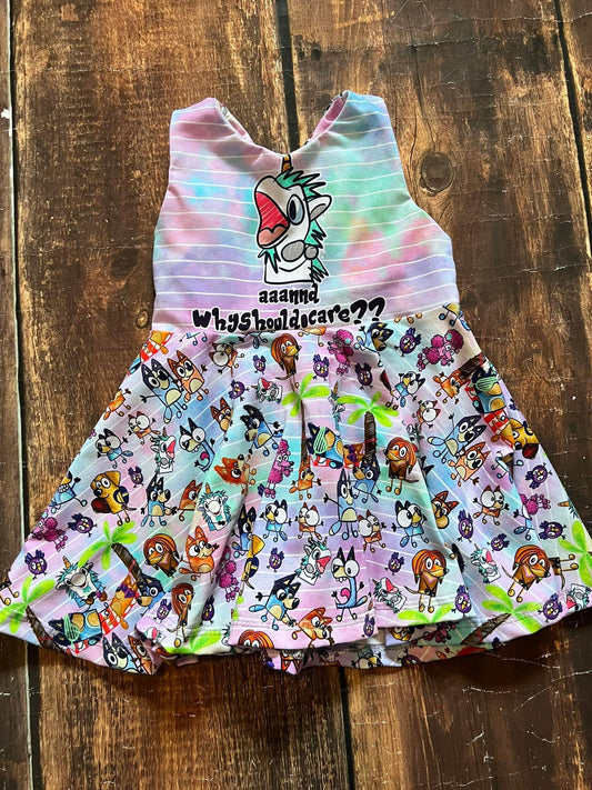 5T Doodle Heelers Pastel Norah Top