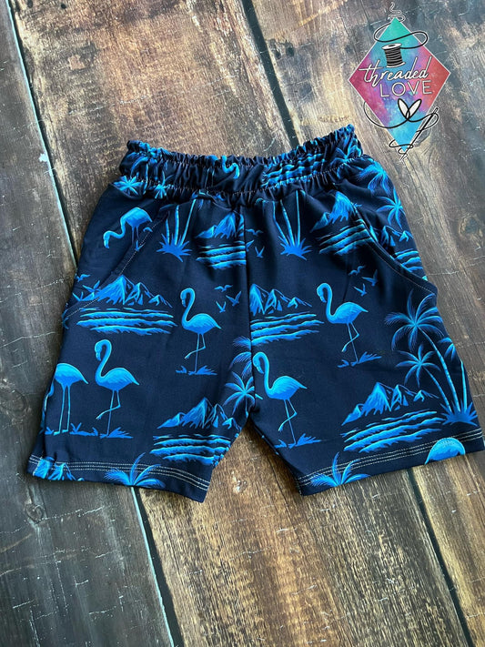 Blue Hawaiian Finn Shorts
