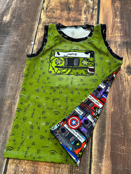 8y Smash Green Tank