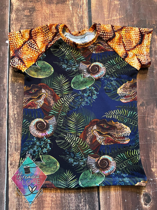 T-Rex Scales Raglan