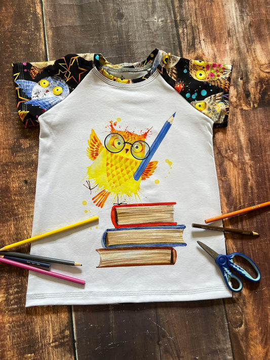 Yellow Owl Raglan