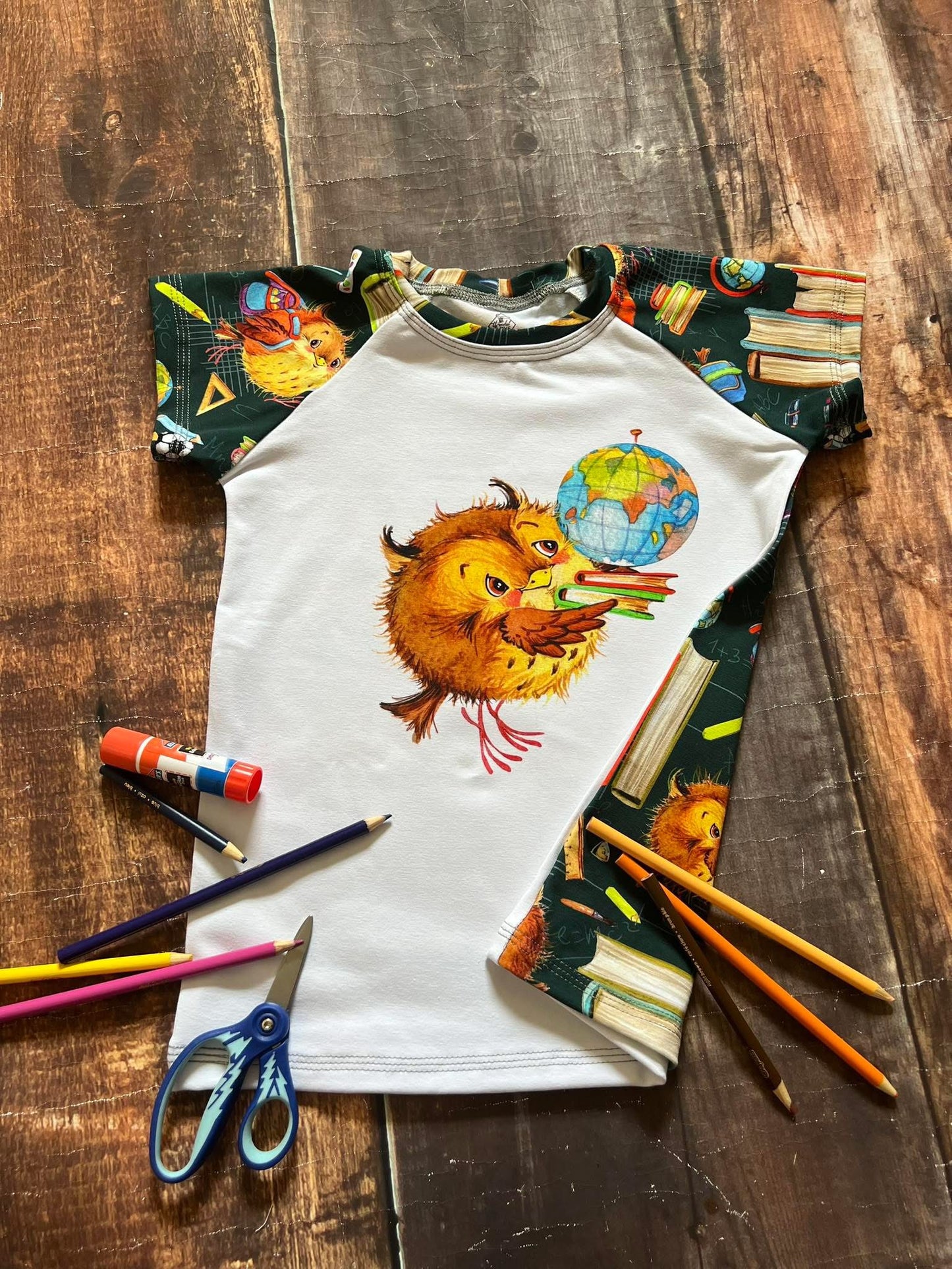 Owl Globe Raglan