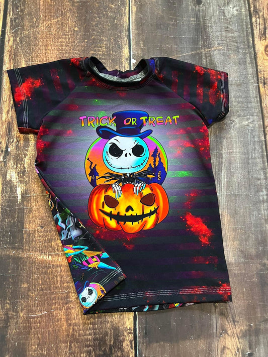 Christmas Nightmare Trick or Treat Raglan