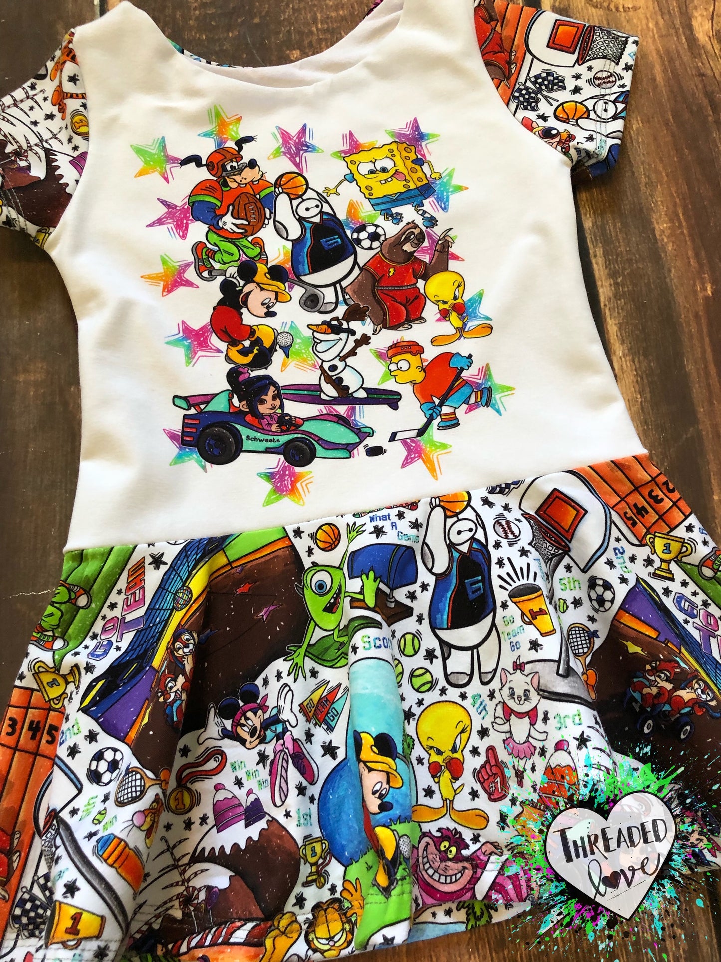 5t sports collage peplum