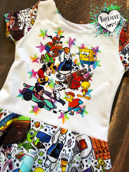 5t sports collage peplum