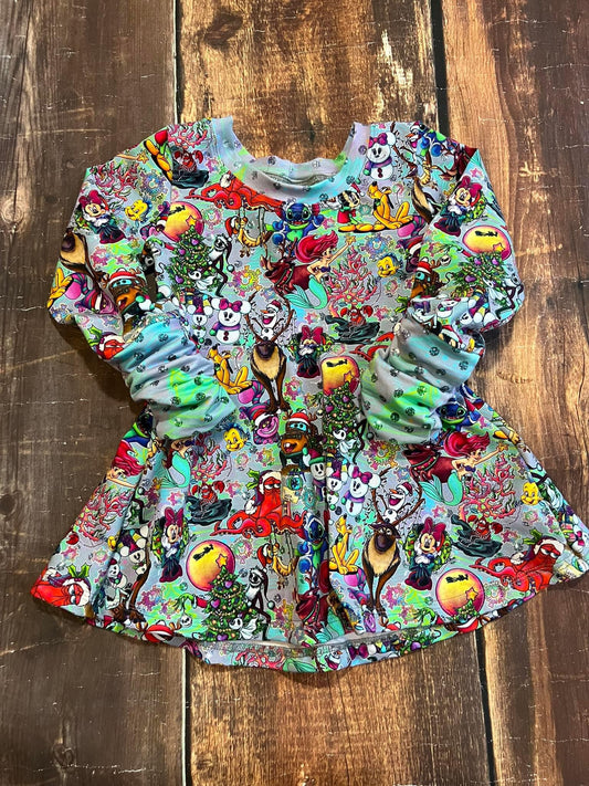 Gray Holiday Character GWM Tunic