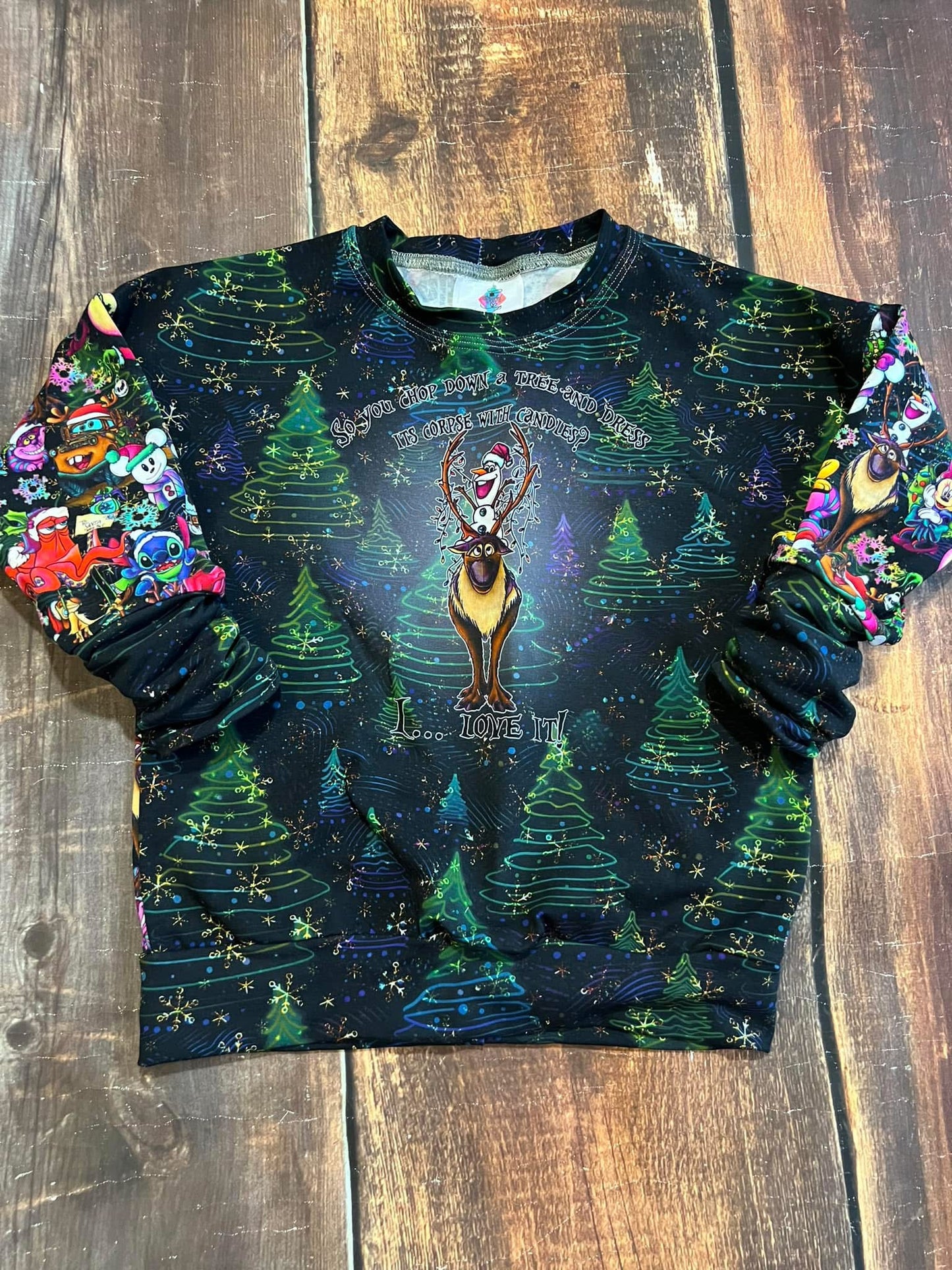 3-6y Snowman & Reindeer GWM Dolman