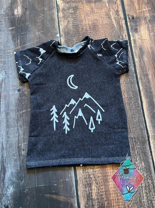 3/4 Mountain Raglan Tee