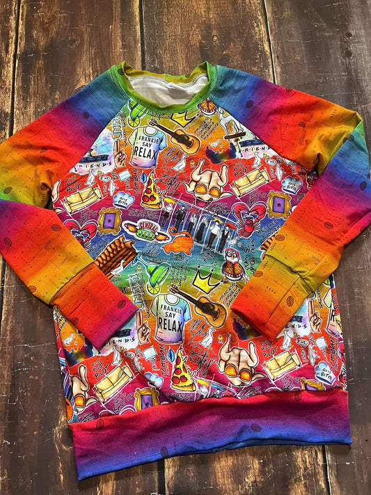Small Rainbow Icons Pullover