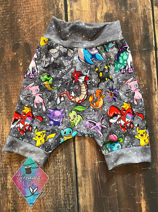 Power Critters Harem Shorts