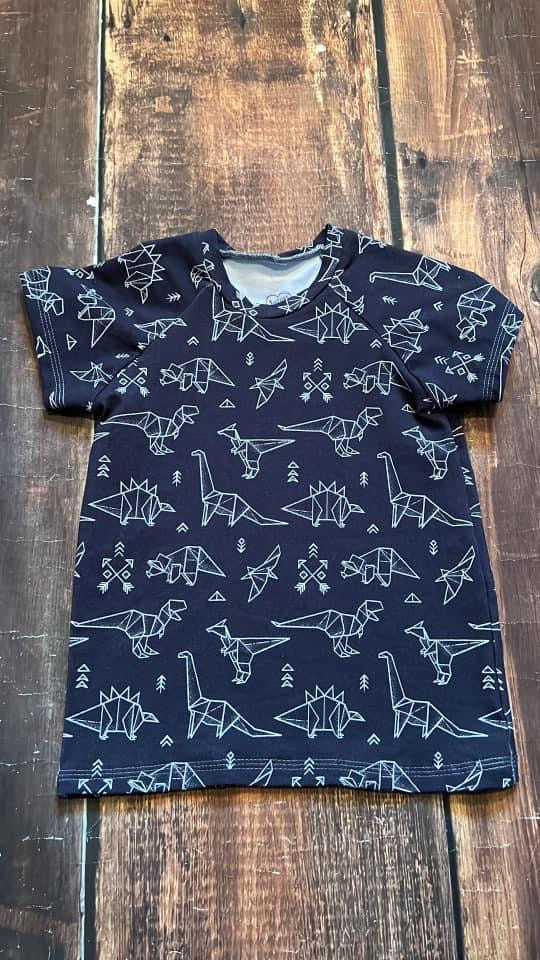 4T Geo Dino Raglan