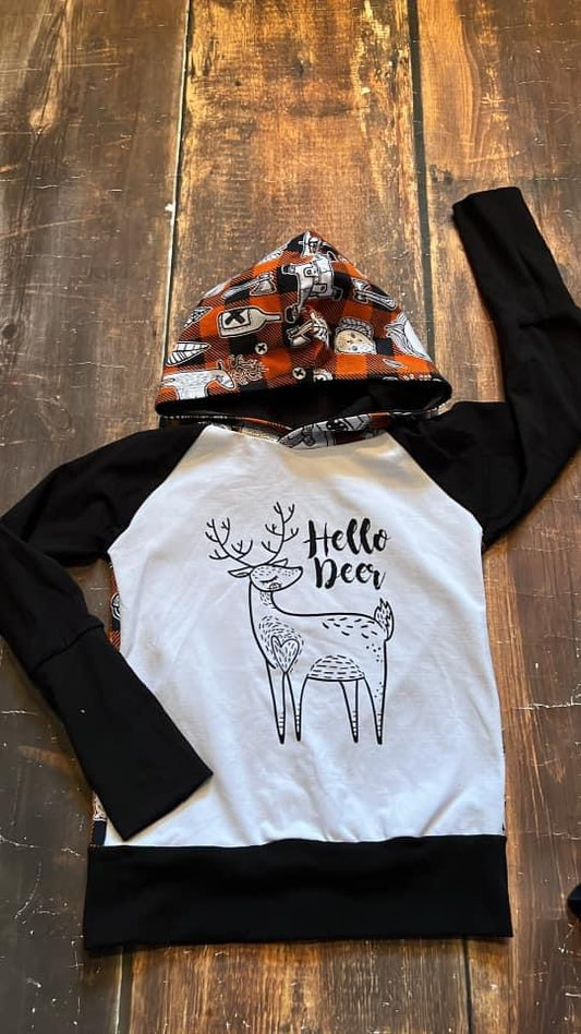 3-6y Hello Deer GWM Hoodie