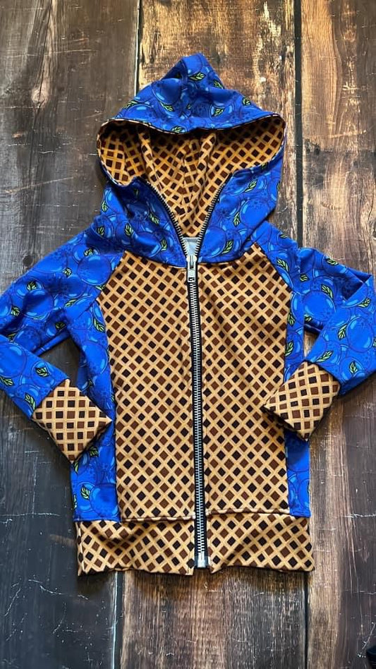 6T Blueberry Pie Summit Zip-Up