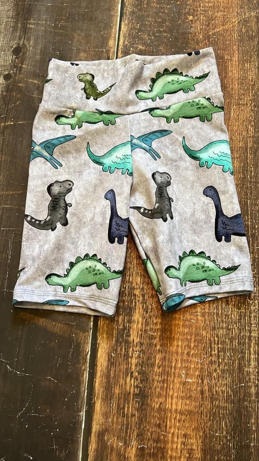 7y Dino Bike Shorts