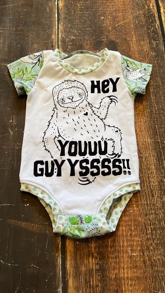 12m Sloth Bodysuit