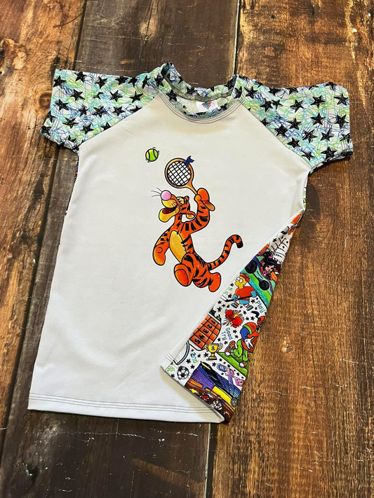 Tennis Tiger Raglan