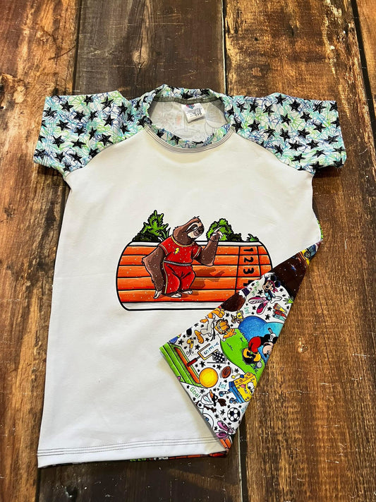 Racing Sloth Raglan