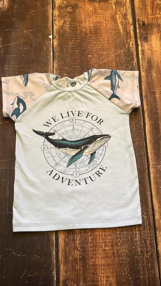 4/5 Live For Adventure Raglan