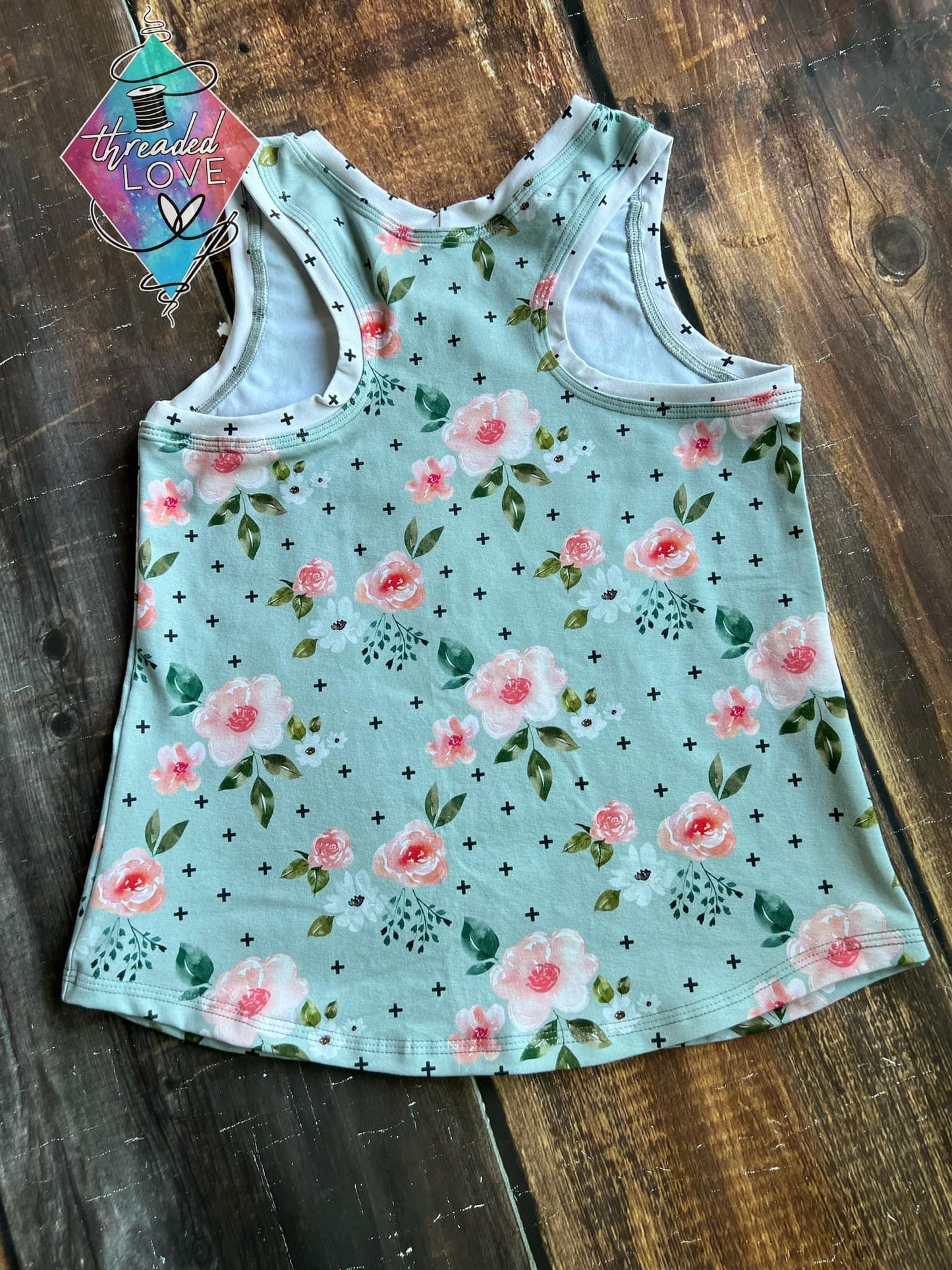 Sage Floral Rio Tank Top