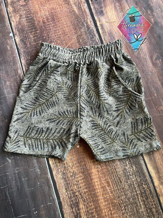 Olive Leaves Finn Shorts