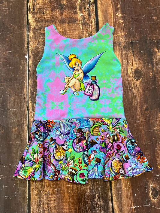 Fairy Bottle Sleeveless Peplum