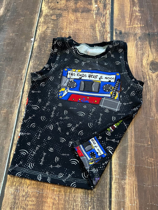 Here and Now Black Tank