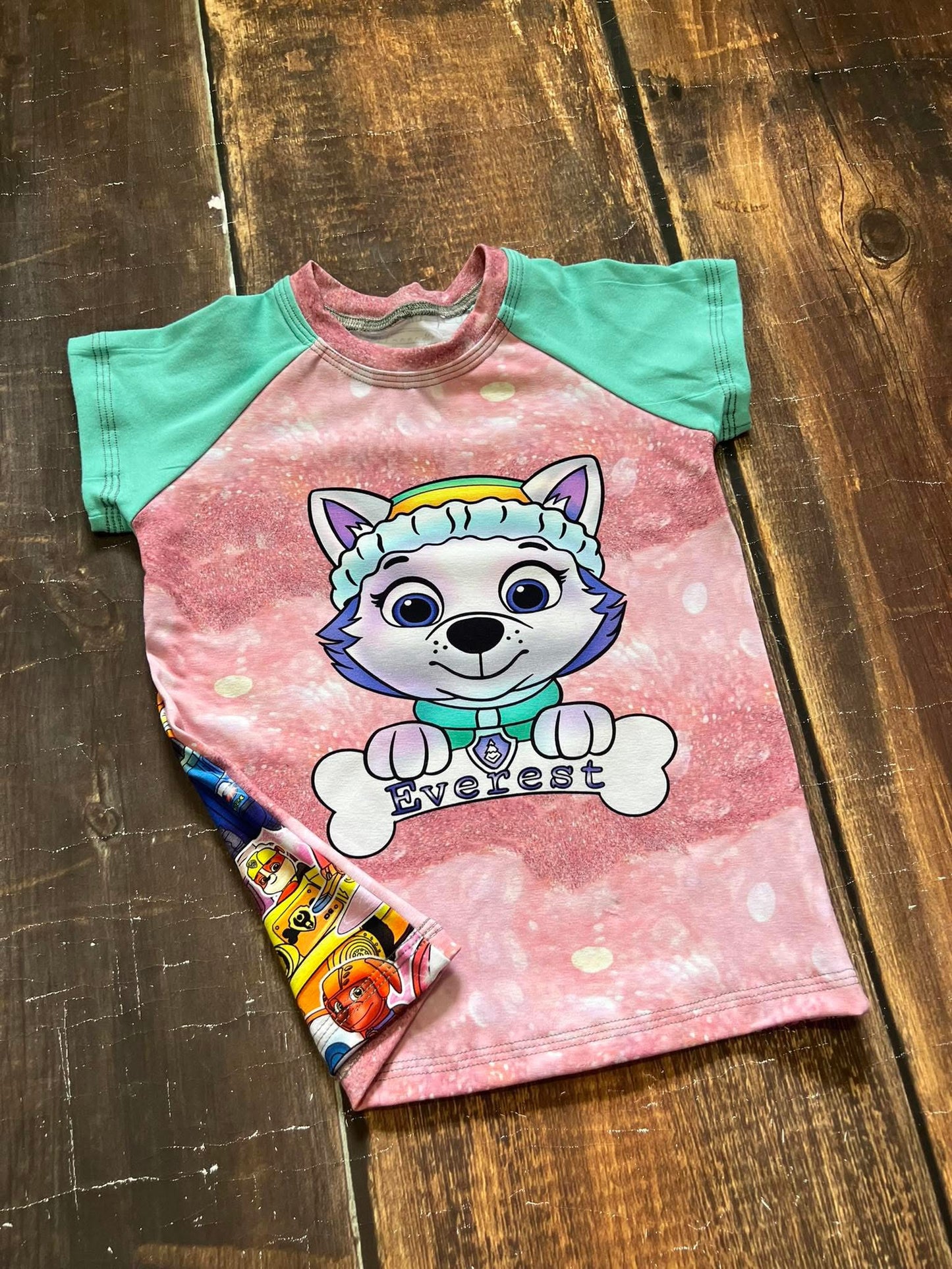 3/4 Snow Pup Raglan