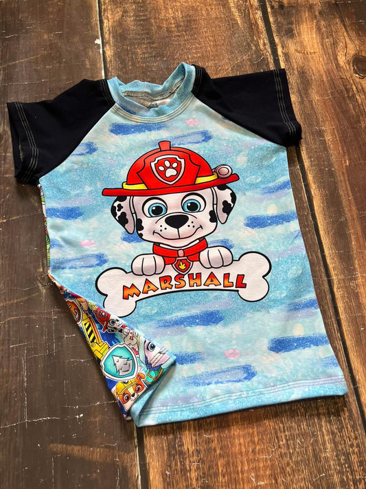 Fire Pup Raglan