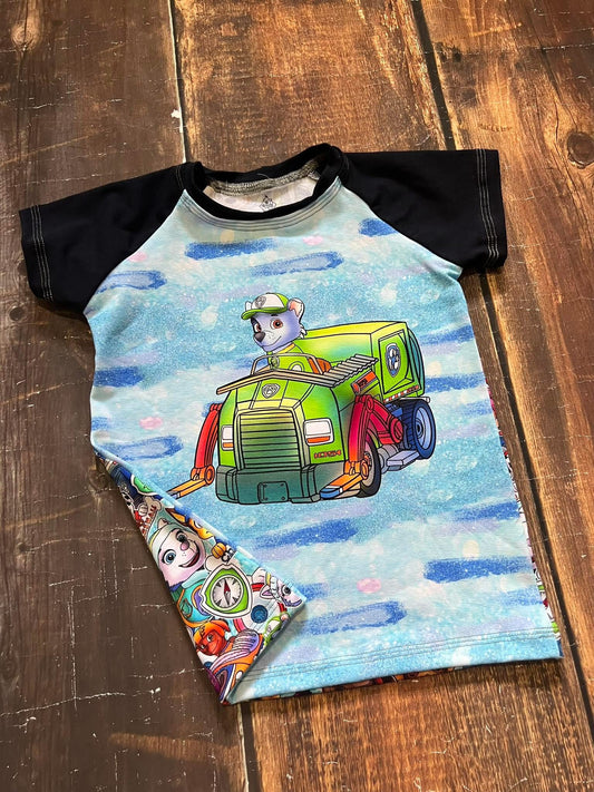 5/6 Recycle Pup Raglan