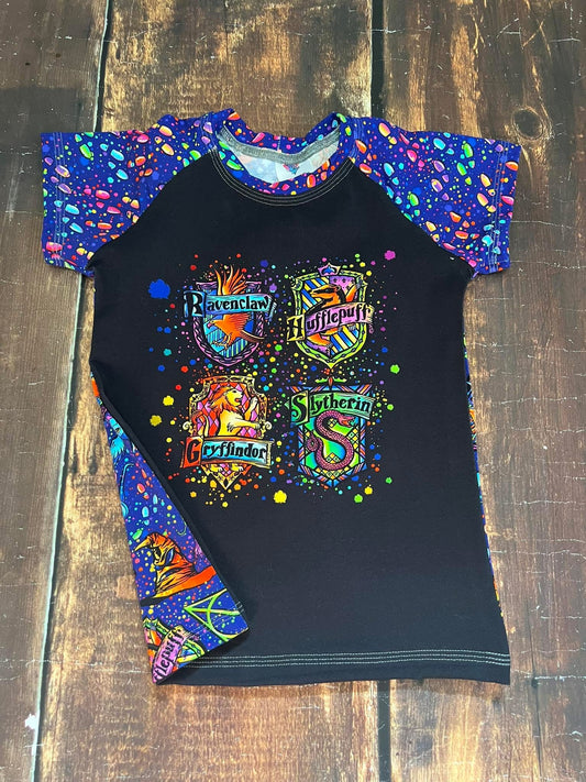 Wizard House Crests Raglan