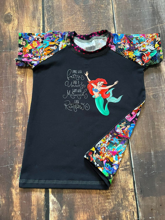 7/8 Mermaid Raglan
