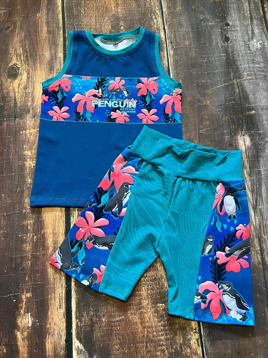 Impossible Penguin Tank/Shorts Set