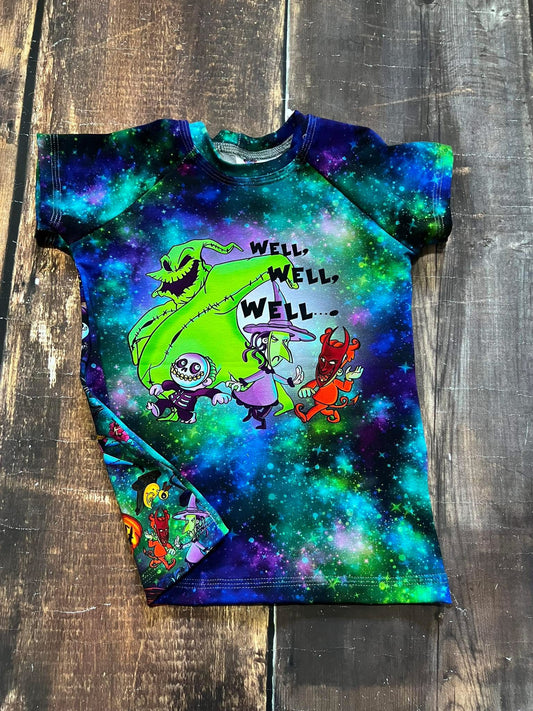 4/5 Christmas Nightmare Well, Well, Well Raglan