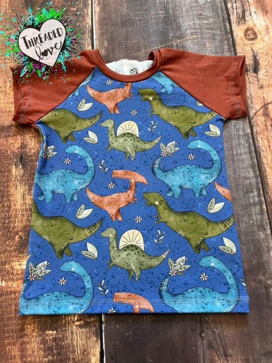 4/5 Sweet Dino Raglan Tee