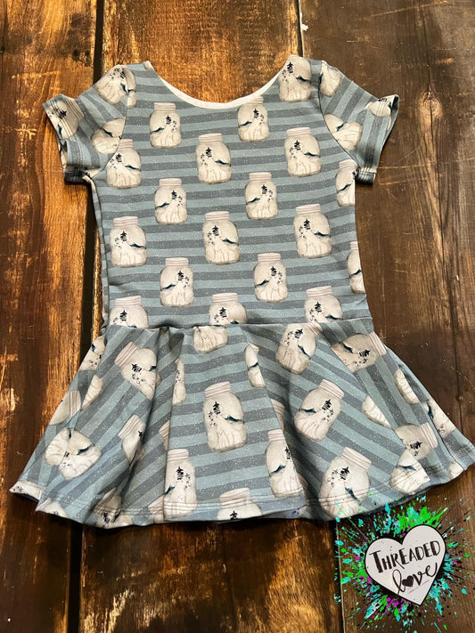 6T Polar Bear Jar Peplum