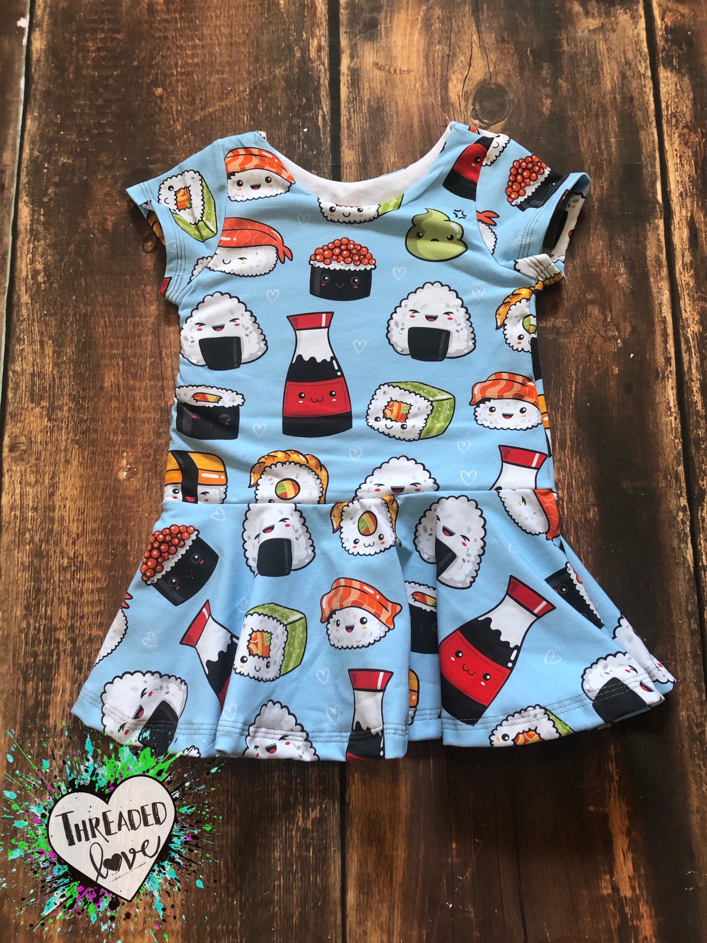 4t sushi peplum