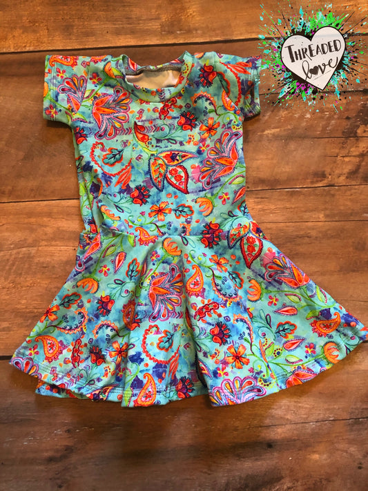 12/18m paisley dress